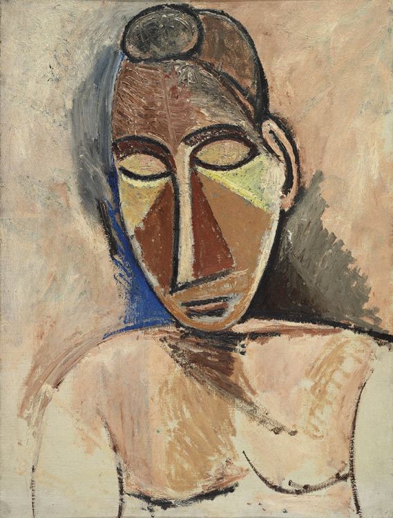 Buste de femme nue -Picasso- Обнаженная женщина