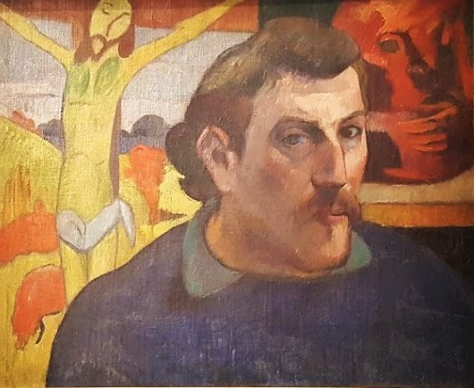 Portrait au christ jaune