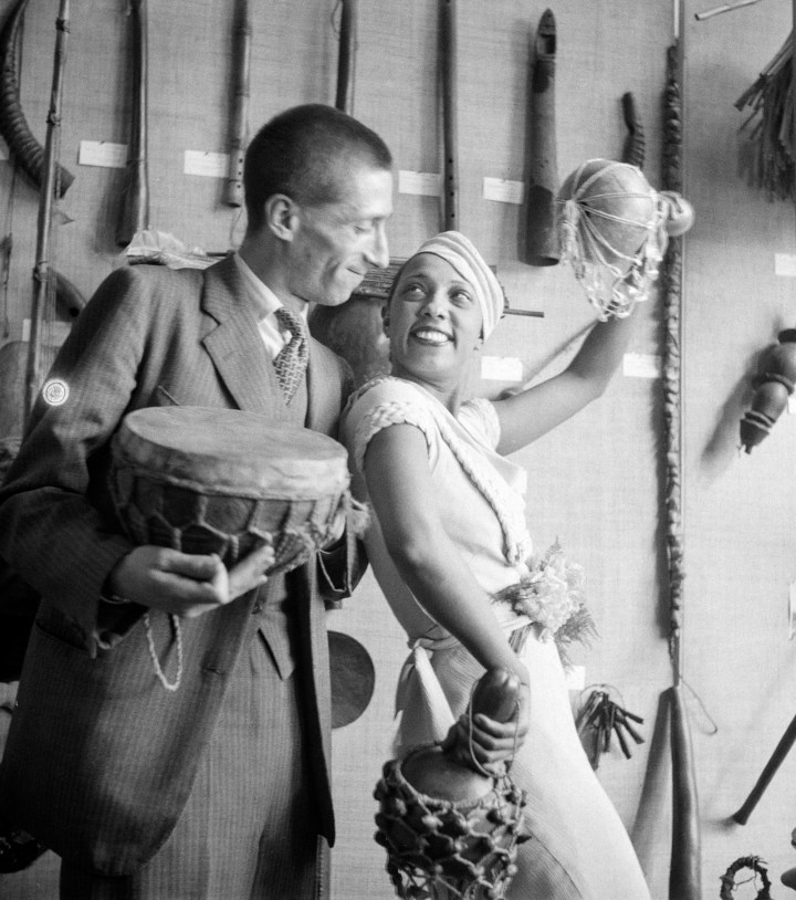 JosÈphine Baker et Georges-Henri RiviËre