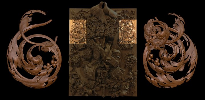 Gibbons wood carving 2 - Formlabs